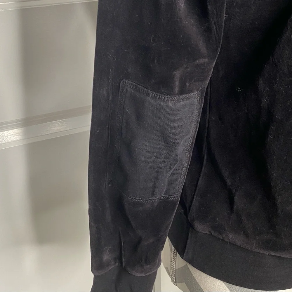 Style & Co Petite Black Zipup Top - Picture 4 of 7